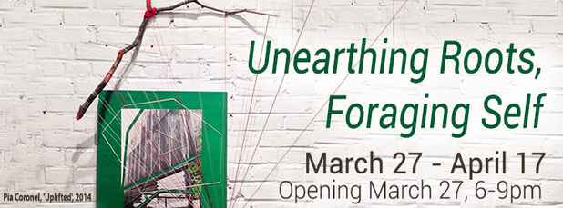 poster for “Unearthing Roots, Foraging Self”Exhibition