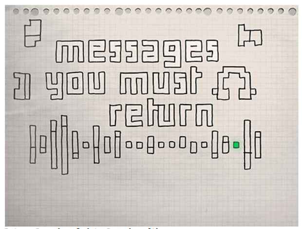 poster for “Messages You Must Return” Exhibition