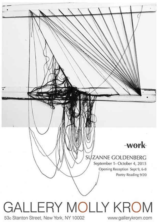 poster for  Suzanne Goldenberg “Work”