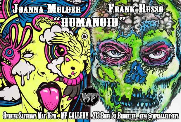 poster for Joanna Mulder and Frank Russo “HUMANOID”