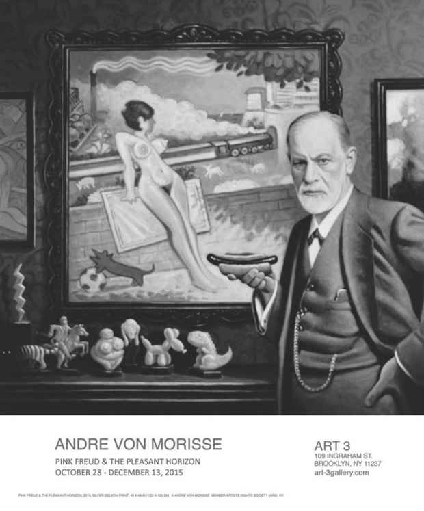 poster for Andre von Morisse “Pink Freud and the Pleasant Horizon”