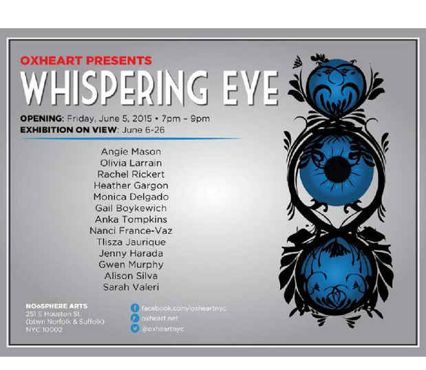 poster for “WHISPERING EYE” Exhibition