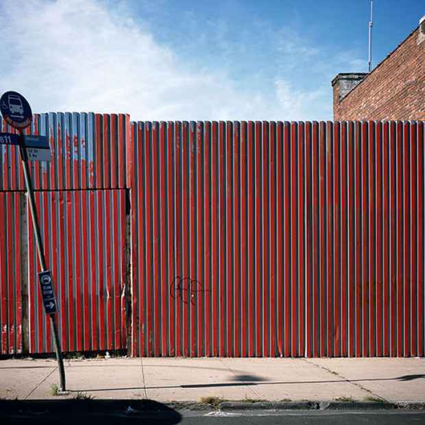 poster for Charles Johnstone “Brooklyn Corrugated Iron Fences”