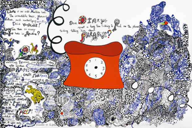 poster for Niki de Saint Phalle “Californian Diary”