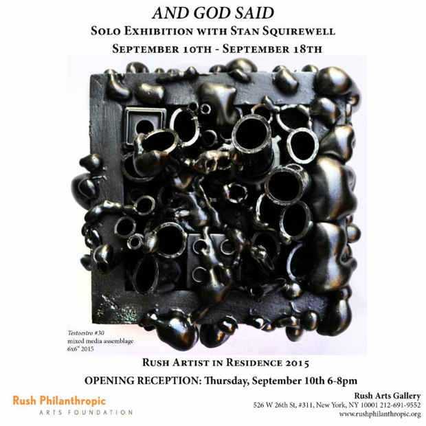 poster for Stan Squirewell “AND GOD SAID”