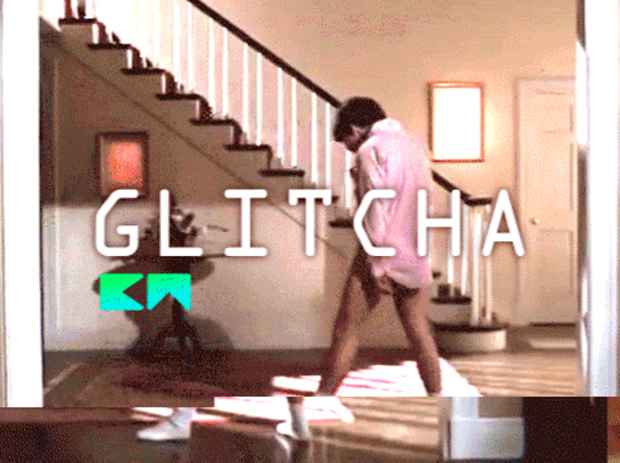 poster for “Glitcha!” Exhibition