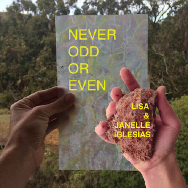 poster for Lisa & Janelle Iglesias “NEVER ODD OR EVEN”