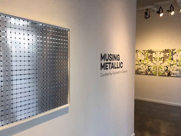 poster for “Musing Metallic” Exhibition