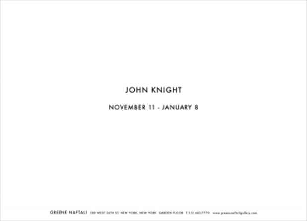 poster for John Knight Exhibition