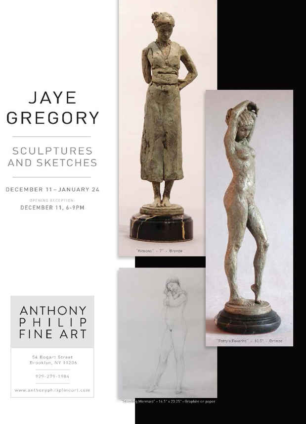 poster for Jaye Gregory “Sculptures and Sketches”