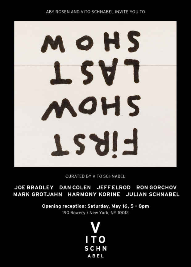 poster for “First Show / Last Show” Exhibition