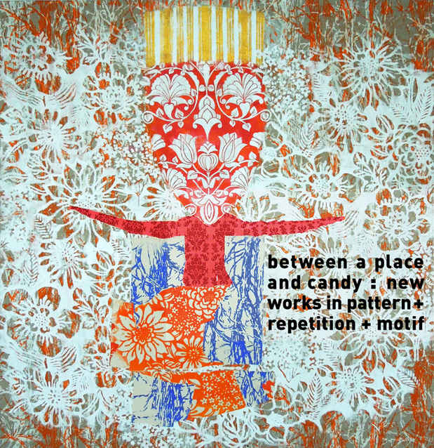 poster for “Between a Place and Candy” Exhibition