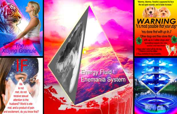 poster for James Howard “Energy Fluid Enemania System”