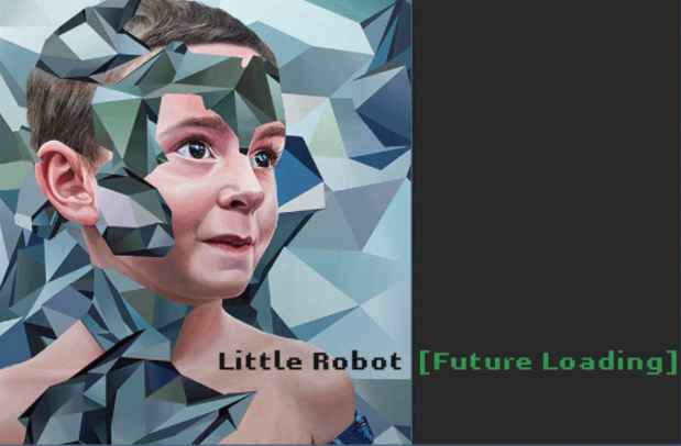 poster for Juan Travieso “Little Robot [Future Loading]”