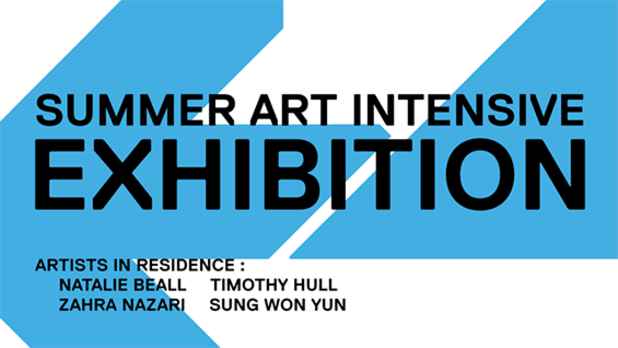 poster for “2015 Summer Art Intensive Exhibition”
