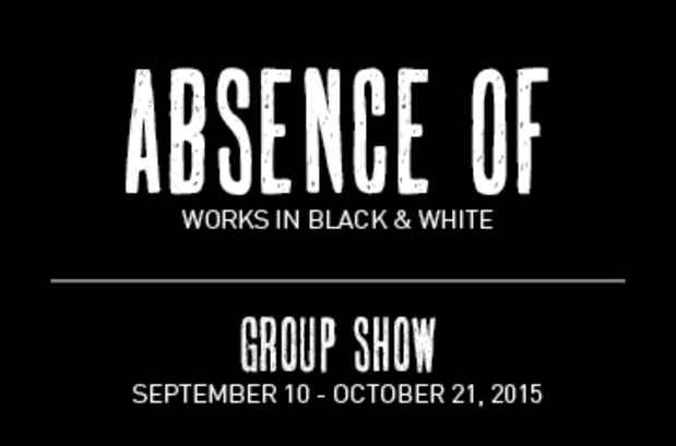 poster for “Absence Of” Exhibition