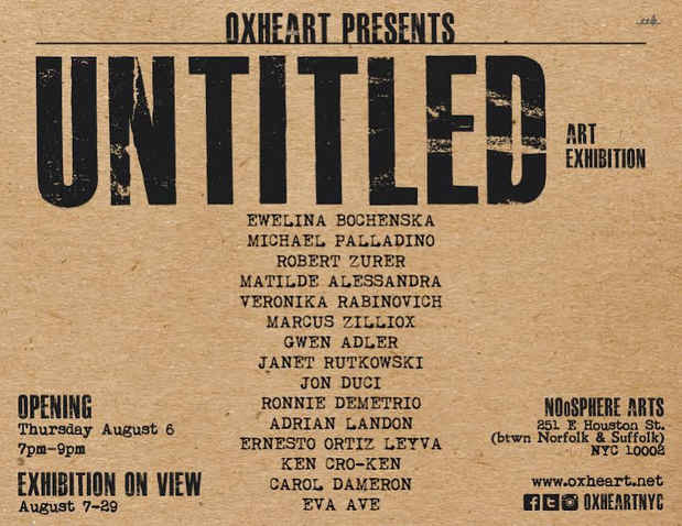 poster for “Untitled” Exhibition