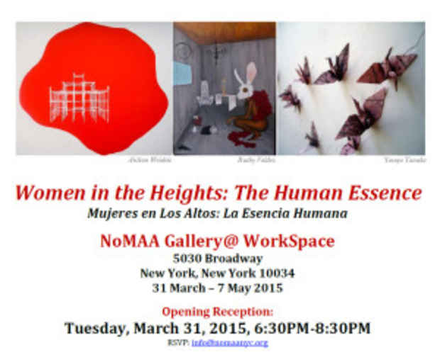 poster for “Women in the Heights – The Human Essence” Exhibition