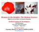 poster for “Women in the Heights – The Human Essence” Exhibition