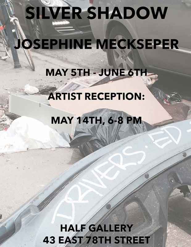 poster for Josephine Meckseper “Silver Shadow”