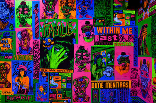 poster for “FAILE: Savage/Sacred Young Minds” Exhibition