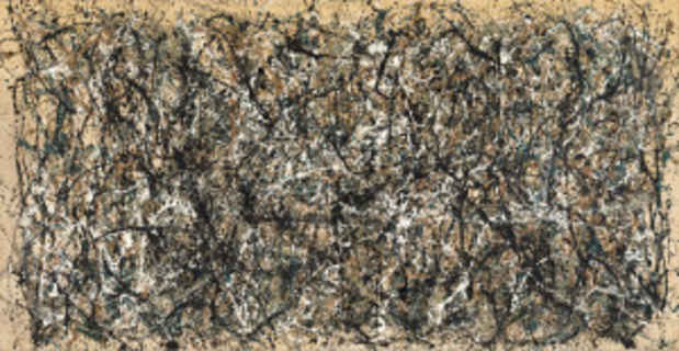 poster for “Jackson Pollock: A Collection Survey, 1934–1954” Exhibition