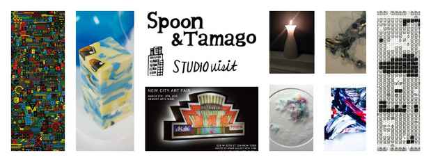 poster for “The Spoon & Tamago Studio Visits” Exhibition