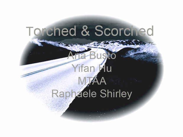 poster for “Torched & Scorched” Exhibition