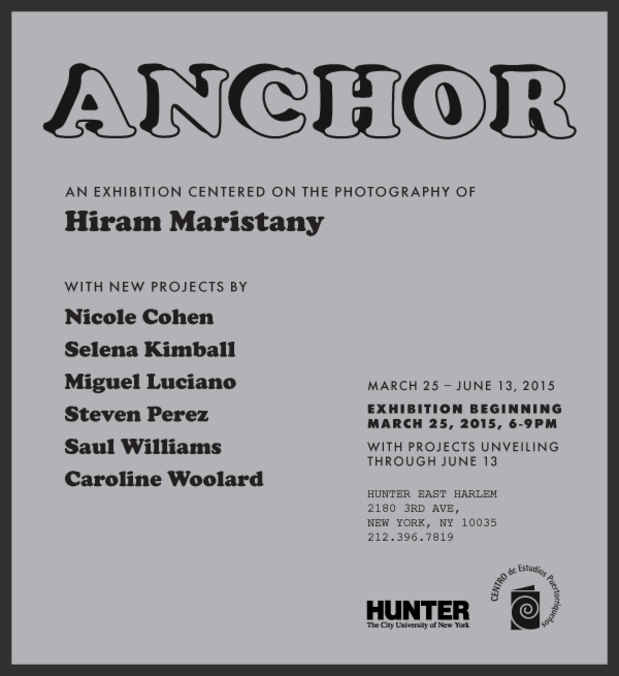 poster for “Anchor” Exhibition