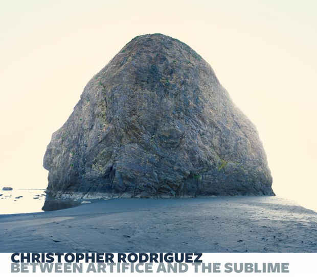 poster for Christopher Rodriguez “Between Artifice and the Sublime”