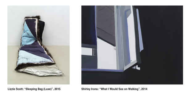 poster for “Ordinary Things: Shirley Irons and Lizzie Scott” Exhibition