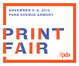 poster for “The International Fine Print Dealers Association” Art Fair