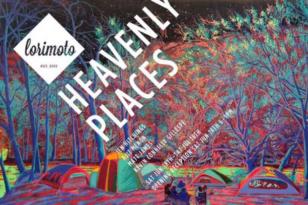 poster for “Heavenly Places” Exhibition