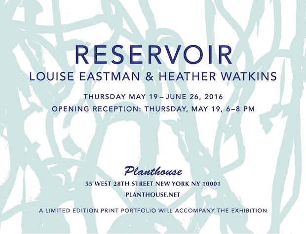 poster for Louise Eastman and Heather Watkins “Reservoir”