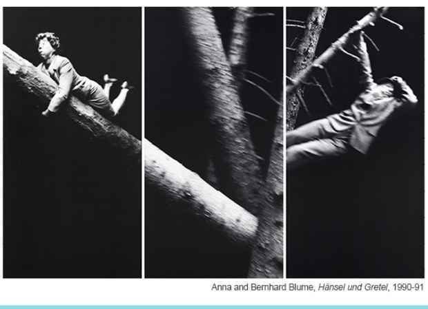 poster for Anna and Bernhard Blume “Scenes from a Photo-Novel”