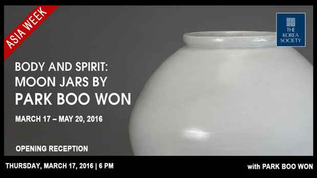poster for Park Boo Won “Body and Spirit Moon Jars”