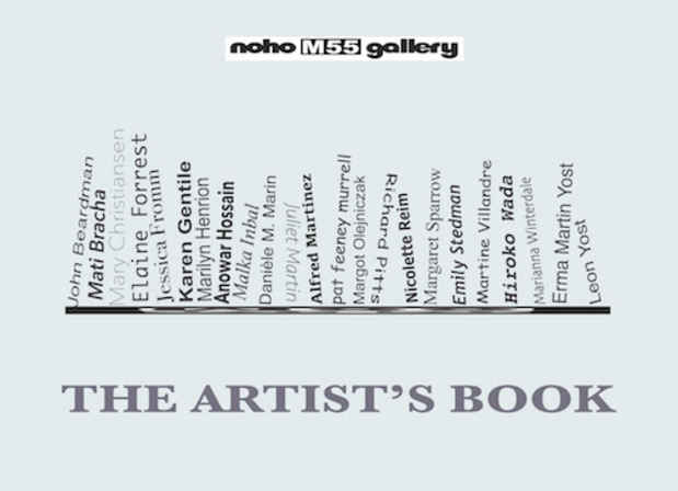 poster for “The Artist’s Book” Exhibition