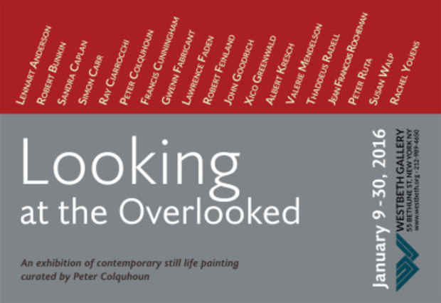 poster for “Looking at the Overlooked” Exhibition