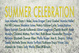 poster for “Summer Celebration” Exhibition