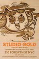 poster for “Studio Gold” Exhibition