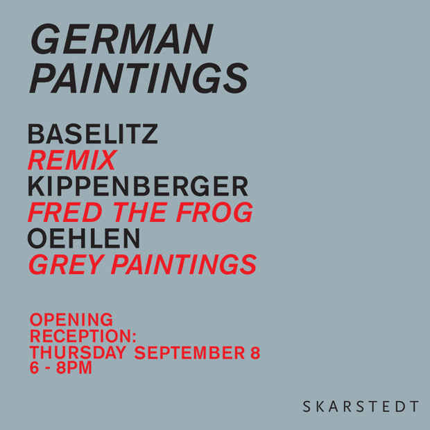 poster for “German Paintings” Exhibition