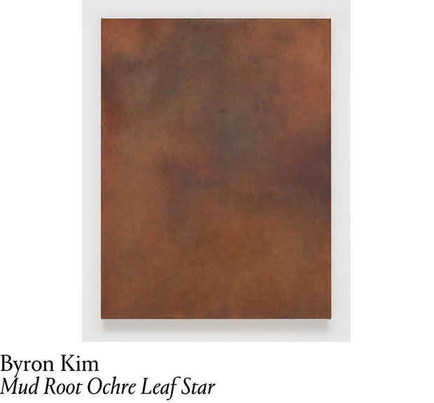 poster for Byron Kim “Mud Root Ochre Leaf Star”