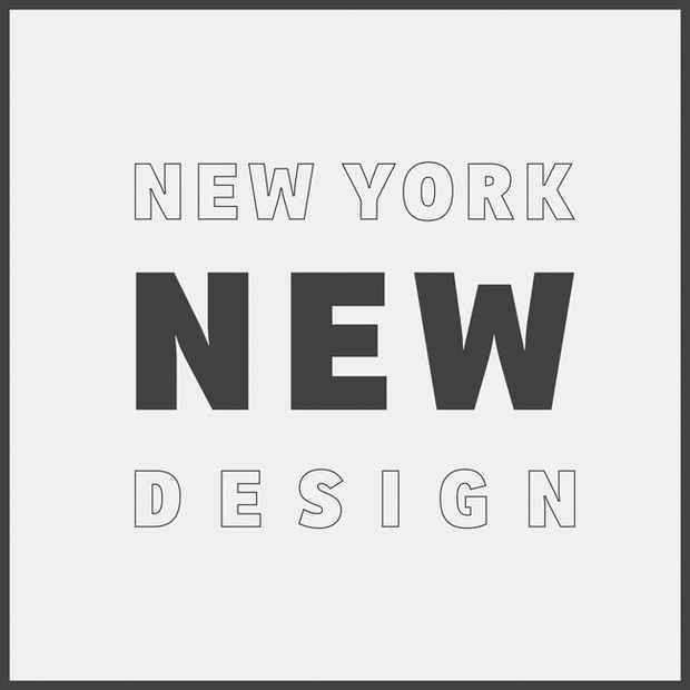 poster for “New York New Design” Exhibition