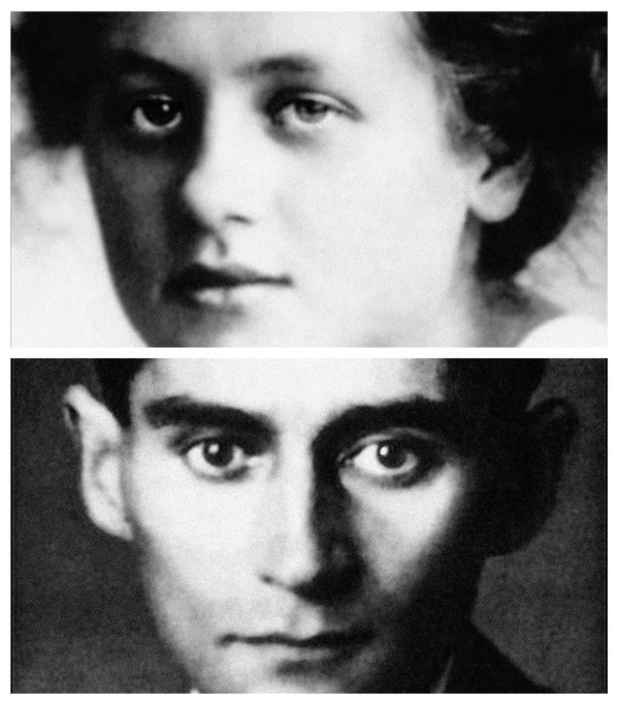 poster for Doug Hall “Letters in the Dark: Franz Kafka and Milena Jesenská”