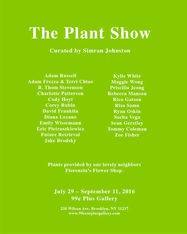 poster for “The Plant Show” Exhibition