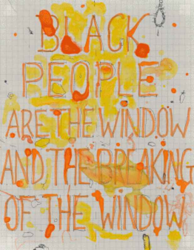 poster for “The Window and the Breaking of the Window” Exhibition