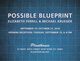 poster for Elizabeth Ferrill and Michael Krueger “Possible Blueprint”