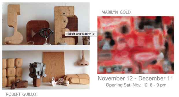 poster for Marilyn Gold and Robert Guillot Exhibition