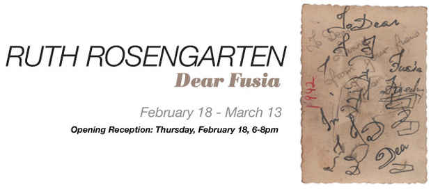 poster for Ruth Rosengarten “Dear Fusia”