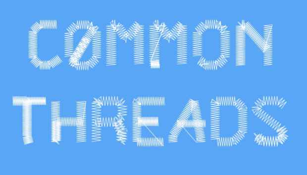poster for ‘Common Threads” Exhibition